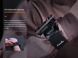 Тримач для ліхтаря на запястя Fenix ALW-01 - мініатюра 8