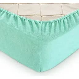 Простирадло махрове на резинці Tag Tekstil (160х200х30) Ocean Wave