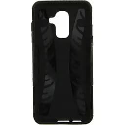 Чохол-накладка Toto Dazzle Kickstand 2 in 1 Case Samsung Galaxy A6+ 2018 Black - мініатюра 3