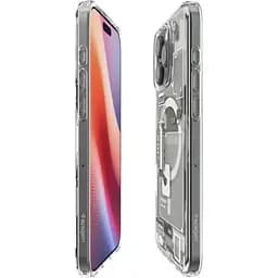 Чохол Spigen Ultra Hybrid MagSafe Zero One Natural Titanium для iPhone 16 Pro (ACS08137) - мініатюра 4