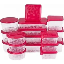 Комплект ємностей морозильної камери BranQ Rukkola 17 шт. в асортименті (1149)