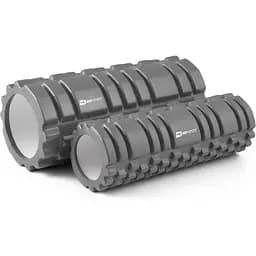 Роллер масажер Hop-Sport ( валик, ролик) для кросфіту та йоги HS-001YG сірий