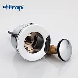 Донний клапан Frap F61, автомат, 1 1/4", хром, Хром - мініатюра 5