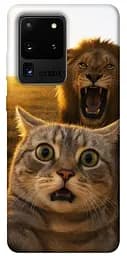 Чехол Demsky Shocked cat and lion для Samsung Galaxy S20 Ultra