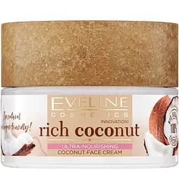 Мультипитательный кокосовый крем для лица Eveline Rich Coconut, 50 мл