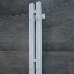 Електрична рушникосушка Navin Силует Квадро 90x1500 Sensor права, біла 12-228053-3680, Білий, Праве, Електронний - мініатюра 6