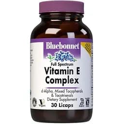 Витамины и минералы Bluebonnet Nutrition Full Spectrum Vitamin E, 30 капсул
