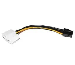Переходник питания 6-pin VGA (M) - 2 x Molex (M), 20 см, Atcom (16185)