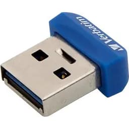 USB флеш накопичувач Verbatim 32GB Store \'n\' Stay NANO Blue USB 3.0 (98710) - мініатюра 3