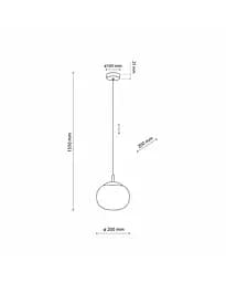 Підвісний світильник TK Lighting 5824 Vibe E27 1x15W IP20 Bk - мініатюра 4