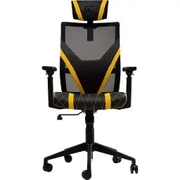 Геймерское кресло GT Racer черное с желтым (X-6674 Black/Yellow)