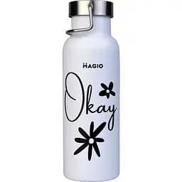 Термобутылка Magio MG-1041W нержавеющая сталь 500 мл белая (1041WМG)