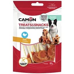 Лакомство для собак Camon курица в форме леденца 80 г (AE420)
