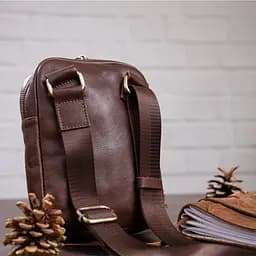 Чоловіча шкіряна сумка SHVIGEL 19,5х14,5х4 см sum0012786 - мініатюра 6