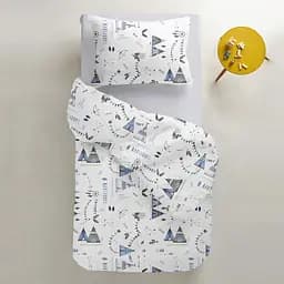 Набір простирадл на резинці Cosas набір Grey/White 60х120х12 см (SetSheet_Grey_White_120x60) - мініатюра 11