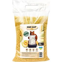 Наполнитель для кошачьего туалета Top Cat Tofu соевый Дыня 6 л