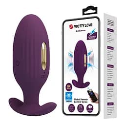 Анальная пробка PRETTY LOVE Jefferson, 12 vibration functions 3 electric shock functions PRETTY LOVE BI-040083HP-1 101650
