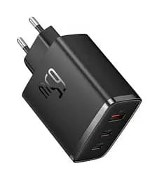 Сетевое зарядное устройство для Baseus Cube Pro Fast Charger 2C+U 65 W EU Cluster P10152301113-00 Черный