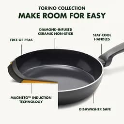 Сотейник GreenPan Torino з кришкою 28 см 4.2 л (CC001694-001) - мініатюра 4