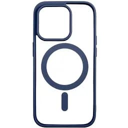 Чохол Color MagSafe Apple iPhone 14 Pro Dark Blue