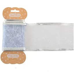 Стрічка декоративна упаковочна Yes! Fun 6х200 см срібна (750312)