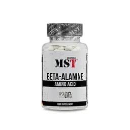Бета-аланін MST Nutrition Beta-Alanine, 60 капсул для підтримки м'язів