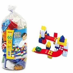 Дитячий конструктор Юні-блок -60 70101, 60 великих деталей