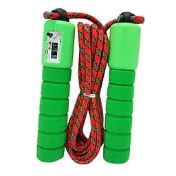 Скоростная скакалка со счетчиком Bambi MS 0345-1(Green) длина 280 см
