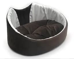 Лежак для собак та котів Zoo-hunt Містик-котик коричневий №2 370х490х185 мм