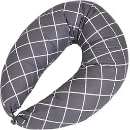 Подушка для беременных и кормления MirSon №5021 Color Line Lugano 30х170 см серая (2200010969825)