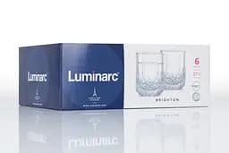 Набір склянок низьких для напоїв скляний Luminarc Brighton 6х270 мл (N1285) - мініатюра 3