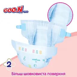 Упаковка підгузків Goo.N Plus S (4-8 кг) на липучках для дітей унісекс 140 шт. (70 шт. х 2 шт.) - мініатюра 5