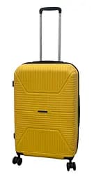 Валіза середня Worldline Airtex 291 поліпропілен M Жовтий - мініатюра 5