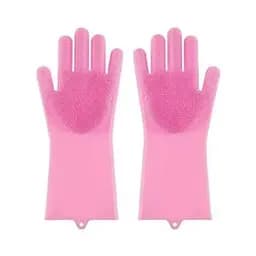 Силіконові рукавички Better Glove універсальні з ворсинками-щітками
