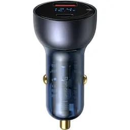 Автомобільний зарядний пристрій Baseus Particular PPS 1USB + Type-C 65W + Cable Type-C/Type-C 1m TZCCKX-0G - мініатюра 4