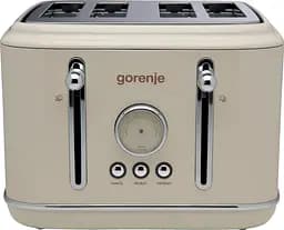 Тостер, 950Вт, пластик + металл, бежевый Gorenje teh0025677
