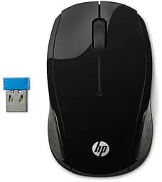 Мышка беспроводная HP 200 Black Wireless Mouse, 3 кн., 1000 dpi, черная