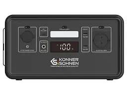 Konner & Sohnen Портативна електростанція Konner&Sohnen KS 500PS, 500Вт, 448Вт·рік, LifePo4, 230В, Bluetooth, 4.9кг