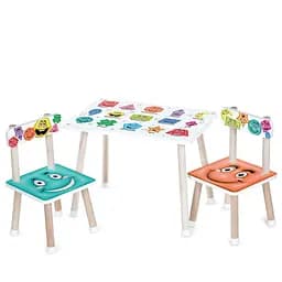 Детский Столик M 501-4 столешница 60 х 40 см, 2 стульчика