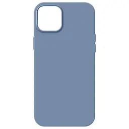 Силиконовый чехол для Apple iPhone 15 Plus, ICON2 Case, голубой, противоударный, панель, защита всего корпуса, матовая поверхность Soft Touch, выступает над дисплеем, совместим с защитными стеклами и пленками, с микрофиброй, ArmorStandart (ARM70515)