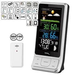 Метеостанція Technoline WS6441 Black/Silver (WS6441), Сріблястий - мініатюра 8