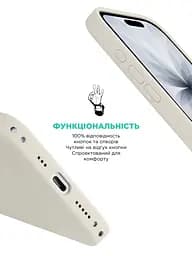 Силиконовый чехол с MagSafe для Apple iPhone 17, ICON2 MagCase, бежевый, противоударный, панель с мягкой подкладкой, защита всего корпуса, поддержка беспроводной зарядки, совместим с защитными стеклами и пленками, ArmorStandart (ARM87080) - мініатюра 4