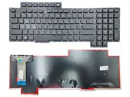 Клавіатура для ASUS G703 G703G G703V G703GI G703GS G703VI (RU Black без рамки з підсвічуванням). Оригінал