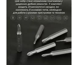 Набір магнітних викруток для гаджетів, 24 шт., в пластиковому пеналі - мініатюра 3