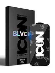 Захисне скло для Apple iPhone 17 Pro Max, Supreme Black Icon, повноекранне загартоване скло 9H, 3D, протиударне, ультратонке, глянцеве, з олеофобним і жировідштовхуючим покриттям, з сіточкою на динамік, преміум, ArmorStandart (ARM86401)