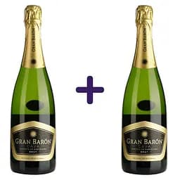 Вино ігристе Gran Baron Cava Brut біле брют 11,5% 1.5 л (2 шт. х 0.75 л)