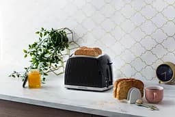 Тостер Honeycomb 850Вт, широкі слоти, пластик, чорний Russell Hobbs kuh0014899 - мініатюра 4