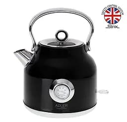 Чайник електричний з термометром Adler AD 1346 Black - мініатюра 2