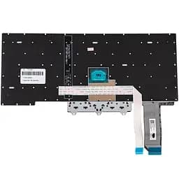Клавіатура для ноутбука LENOVO (ThinkPad: E14 Gen 3) rus, black, без фрейму, підсвічування клавіш