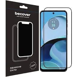 Захисне скло BeCover для Motorola Moto G14 Black (709935)